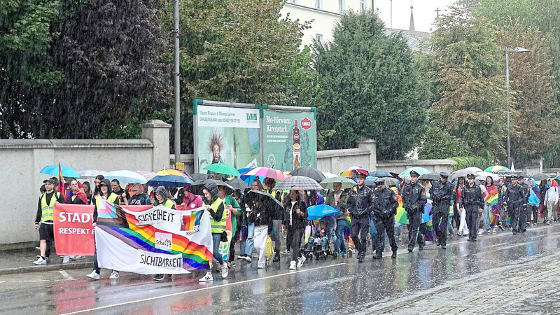 Auch der Regen konnte die Teilnehmer nicht stoppen.