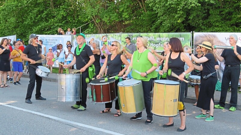 Die Gruppe Safado riss die Besucher mit ihren Rhythmen mit.