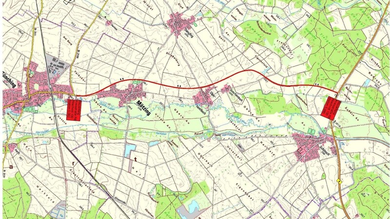 Der Verkehr muss während des Ausbaus der R8 umgeleitet werden.