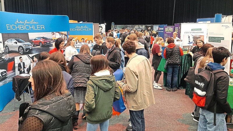 Mehr als 2000 Besucher waren am Wochenende zur Berufsinfomesse gekommen.