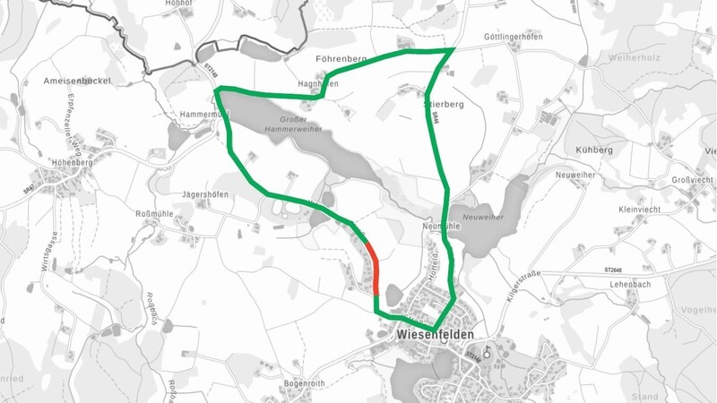 Der Verkehr muss wegen der Sperre der Falkensteiner Straße bis Ende November umgeleitet werden.