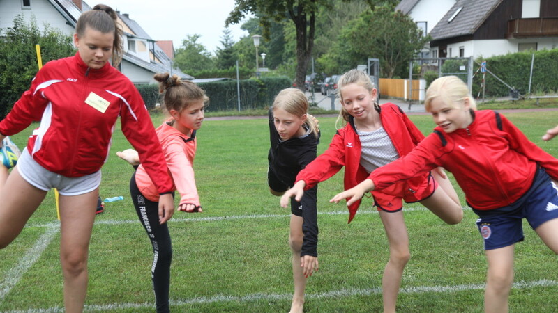 Sport bedeutet auch Konzentraktion und Körperspannung.