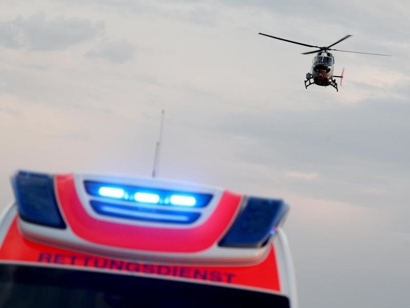 Am Unfallort waren auch Rettungshubschrauber im Einsatz. (Symbolbild) 