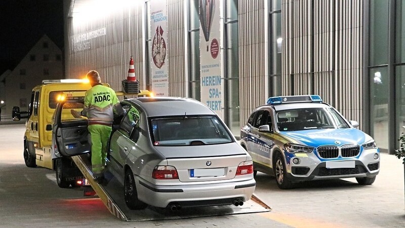 Dieser BMW wurde wegen illegaler Drosselklappen sichergestellt.