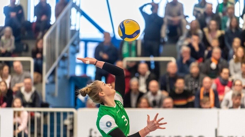 Luisa Keller im Trikot des USC Münster.