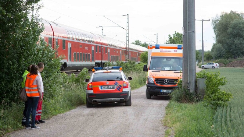 Der schreckliche Unfall ereignete sich auf Höhe Kronwieden - hier finden derzeit Arbeiten am Gleisbett statt.