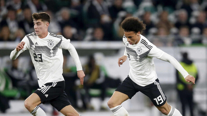 Sind beide im Fokus etlicher Topklubs: Kai Havertz (l.) und Leroy Sané.