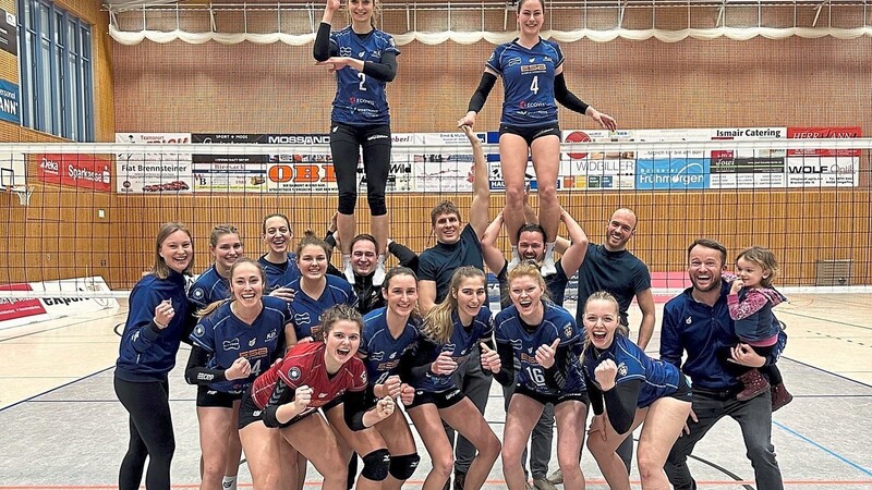 Die hoch motivierten Volleyball-Damen des TVD spielen in der kommenden Saison höherklassig.