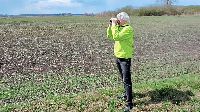 Der BN-Landesvorsitzende Richard Mergner hat im April 2021 im Kreis Dingolfing-Landau nach Kiebitzen gesucht.