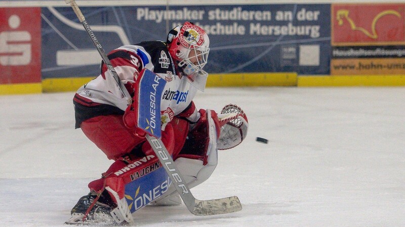 Der EV Landshut um Goalie Patrick Berger war im ersten Finale in Tilburg erfolgreich.