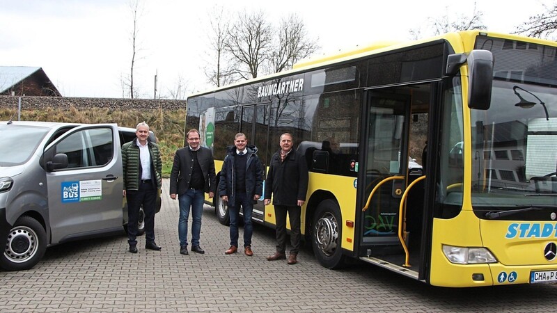 Stefan Raab, Martin Stoiber, Johannes Baumgartner und Thomas Ederer (von links) blicken voller Zuversicht in die kommende Zeit.