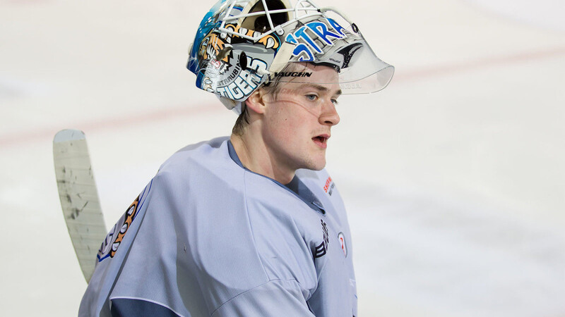 Dustin Strahlmeier wird gegen die Adler Mannheim im Tor stehen. (Foto: Harry Schindler)