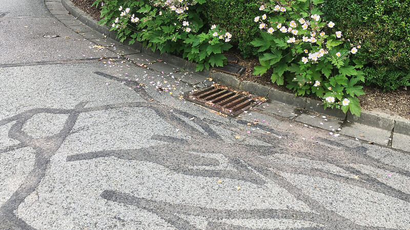 Eine Fachfirma verfugte Risse in zwei Straßen. Weitere sollen folgen.