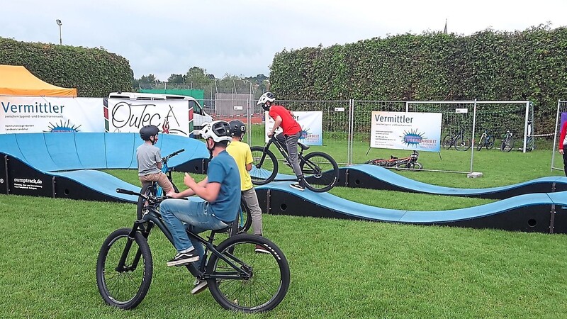 Auch in diesem Jahr wird die Pump-Track-Bahn wieder für Abwechslung beim Ferienprogramm sorgen.