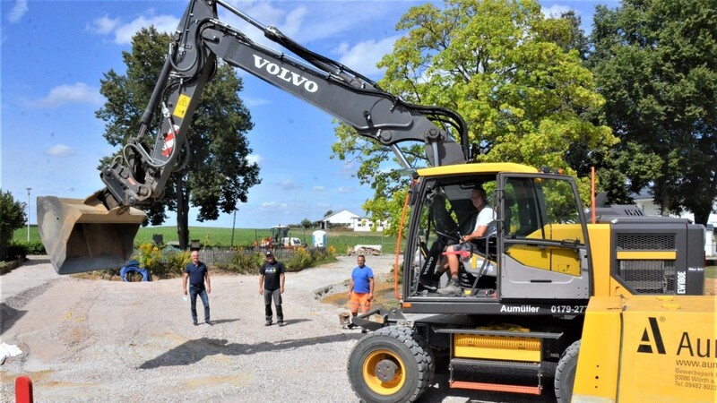 Momentan wird fleißig gebaut in Sünching.