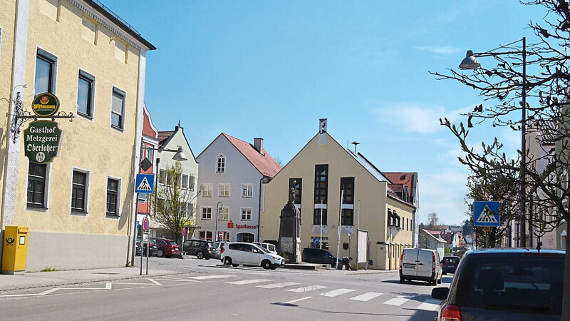 Die Kreuzung an der Hauptstraße heute.